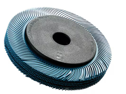 Scotch -brite ™ Radial Bistle Pinsel BB -ZB mit Adapter - Typ C - 194 mm x 25 mm x 32 mm - P120 | 1 Übertreibung von 2 Teilen