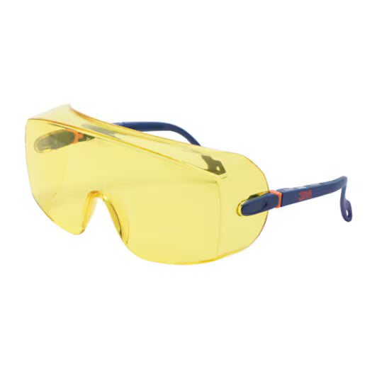 3M™ Überbrille Serie 2800, kratzfest, bernsteinfarbene Scheibe, 20/Karton