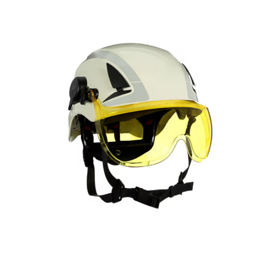 3M™ SecureFit™ Kurzes Visier für X5-Serie Schutzhelm, X5000 und X5500, bernsteinfarben beschlagfrei kratzfest Polycarbonat, X5-SV03-CE