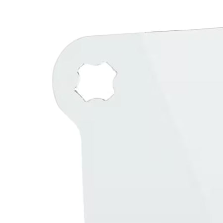 3M™ Gesichtsschutzschild, kurzer Schirm, Polycarbonat, klar, groß, V4KK