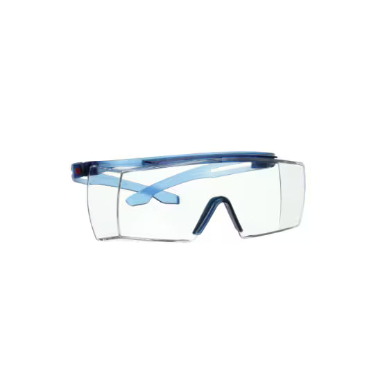 3M™ SecureFit™ 3700 Überbrille, Bügel blau, Scotchgard™ Anti-Beschlag (K&N), transparente Scheibe, SF3701SGAF-BLU-EU, 20/Karton