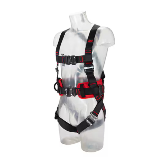 3M™ Protecta® E200 Comfort Auffanggurt für Arbeitsplatzpositionierung, Positionierung, Schwarz, XL, 1161635