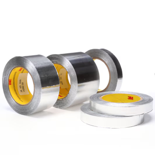 3M™ Aluminiumklebeband 425, Silber, 300 mm x 55 m, 0,12 mm