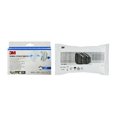 3M™ Chemikalienschutz-Filterset 6004PRO1, ABEK1P3, 1 Set