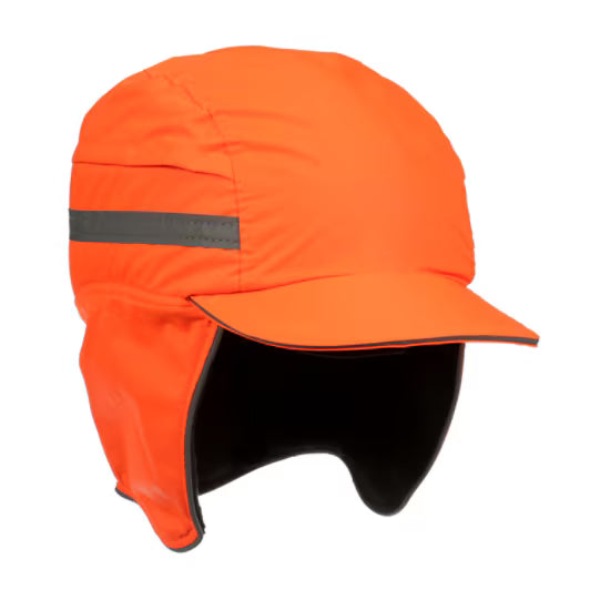 3M™ First Base™ 3 Anstoßkappe 2021218, Winter, hi-viz, orange, kurzer Schirm, 55 mm