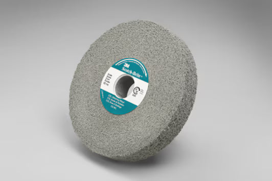 Scotch-Brite™ Entgratungsscheibe DB-WL, rot, 152 mm x 25 mm x 25 mm, 8S MED