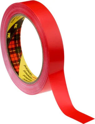 Scotch® Band zum Verschließen von Faltschachteln 6893, Rot, 9 mm x 66 m, 0.057 mm