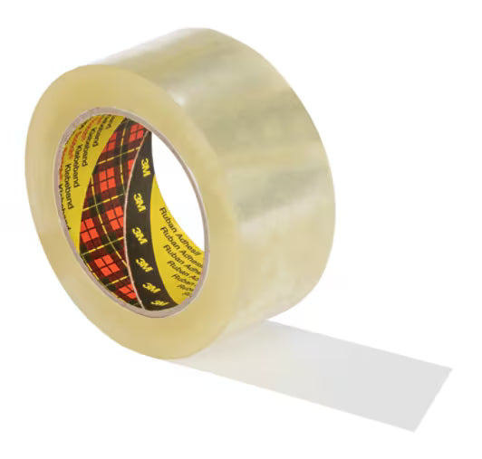 Scotch® Starkes Paketklebeband 375E, Transparent, 75 mm x 66 m, 0.075 mm