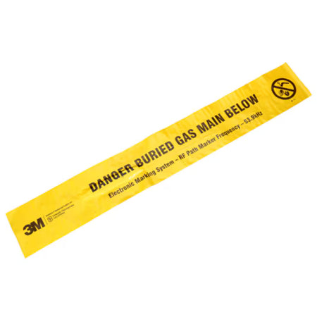 3M™ EMS-Warnband (Electronic Marking System) 7905, gelb, 152 mm, Gas, 152 m Rolle, 1 Rolle/Karton