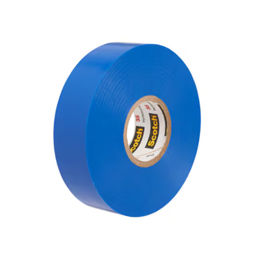Scotch® 35 Vinyl-Elektro-Isolierband, Blau, 19 mm x 20 m, 0,18 mm