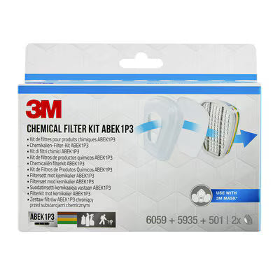 3M™ Chemikalienschutz-Filterset 6004PRO1, ABEK1P3, 1 Set