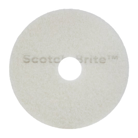 Scotch-Brite™ Bodenpads, Weiß, 482 mm, 5/Karton