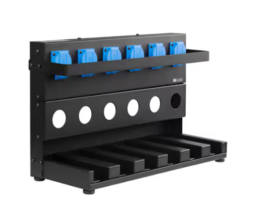 3M™ Ladegerät für Adflo™ Gebläseatemschutzsystem, 6 Stationen, EU, 833706