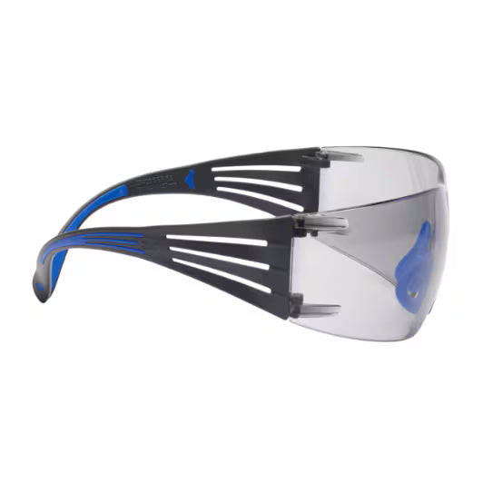 3M™ SecureFit™ 400 Schutzbrille, blau/grauer Rahmen, Scotchgard™ Anti-Beschlag und kratzbeständige Beschichtung (K&N), graue Scheiben für den Innen- und Außenbereich, SF407SGAF-BLU-EU