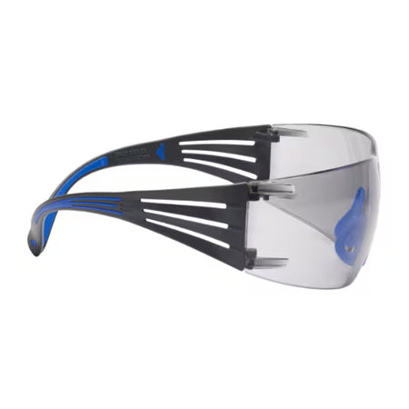 3M™ SecureFit™ 400 Schutzbrille, blau/grauer Rahmen, Scotchgard™ Anti-Beschlag und kratzbeständige Beschichtung (K&N), graue Scheiben für den Innen- und Außenbereich, SF407SGAF-BLU-EU