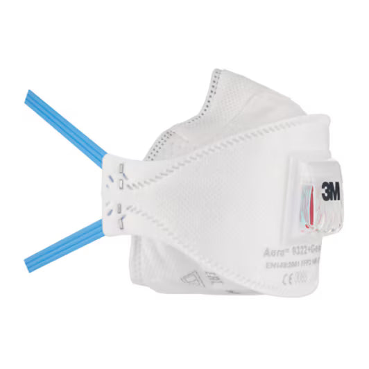 3M™ Aura™ Atemschutzmaske, FFP2, mit Ventil, 9322+Gen3
