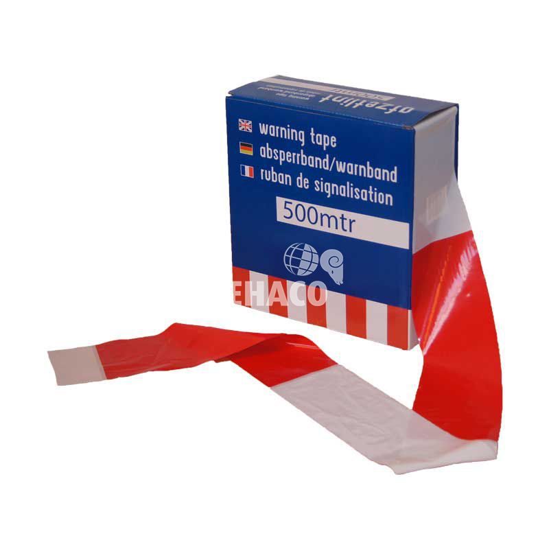 Absperrband kariert rot-weiß 500 Meter