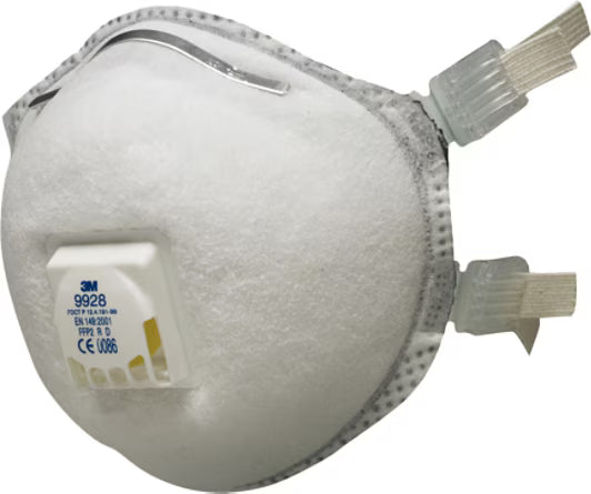 3M™ Schweißrauchmaske, FFP2, mit Ventil, 9928