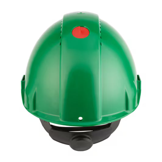 3M™ Schutzhelm, Uvicator, Ratschenverschluss, belüftet, Schweißband aus Kunststoff, grün, G3000NUV-GP