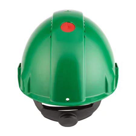3M™ Schutzhelm, Uvicator, Ratschenverschluss, belüftet, Schweißband aus Kunststoff, grün, G3000NUV-GP