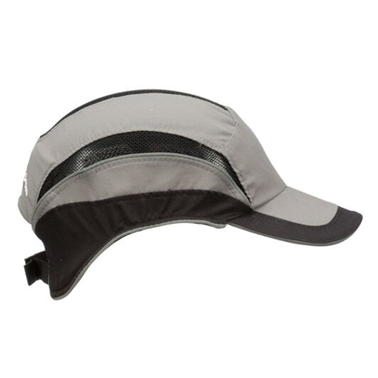3M™ First Base™ 3 Anstoßkappe 2031222, Elite, schwarz/grau, kurzer Schirm, 55 mm