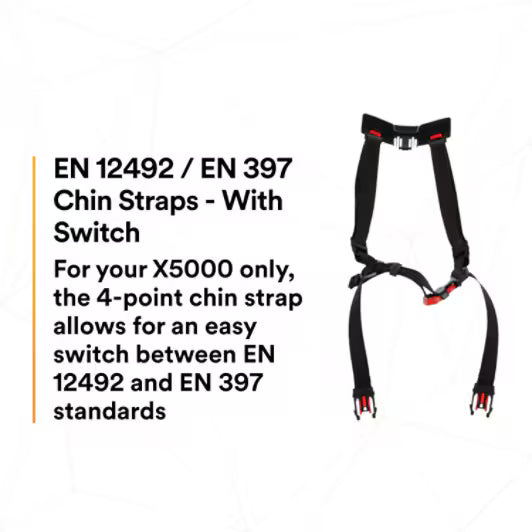 3M™ SecureFit™ X5000 Schutzhelm, belüftet, 1000 V, CE, rot, X5005VE-CE