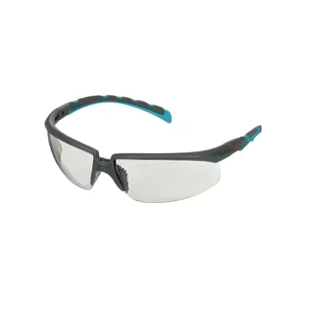 3M™ Solus™ Serie 2000, S2007SGAF-BGR, Grau/Blaugrüne Bügel, Scotchgard™ Anti-Beschlag-Beschichtung, grau getönte AC-AK-Scheiben für den Innen- und Außenbereich, 20 Stück/Box