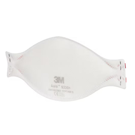 3M™ Aura™ Atemschutzmaske, FFP3, ohne Ventil, 9330+