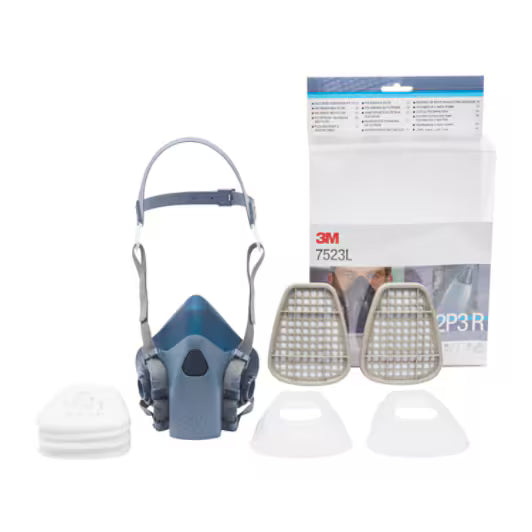 3M™ wiederverwendbare Halbmasken-Sets, A2P3 R-Filter, Größe L, 7523L