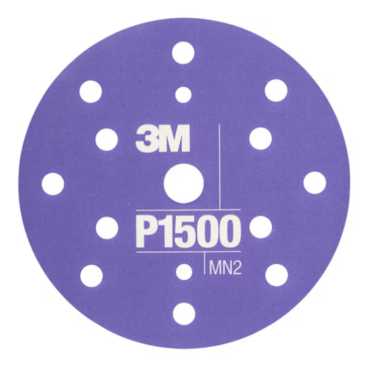 3M™ Hookit™ Flexible Schleifscheibe 270J, 150 mm, 15-Loch, P1500, 34423