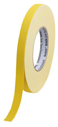Scotch® 9545N Gewebeband, imprägniert, Gelb, 15 mm x 50 m, 0,3 mm