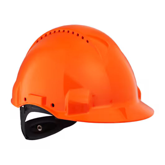 3M™ Schutzhelm, Uvicator, Ratschenverschluss, belüftet, Kunststoff-Schweißband, orange, G3000NUV-OR