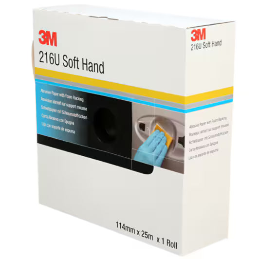 3M™ Soft Hand Schleifrolle 216U, 114 mm x 25 m, P320, 50335