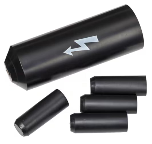 3M™ SKE S/2+3 Spannungsfeste Warmschrumpf-Endkappe, Schwarz, 4x 35 - 150 mm²