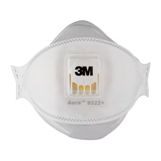 3M™ Aura™ Atemschutzmaske 9322+ Comfort Cool Flow™ Ventil, FFP2, 10 Stück/Packung