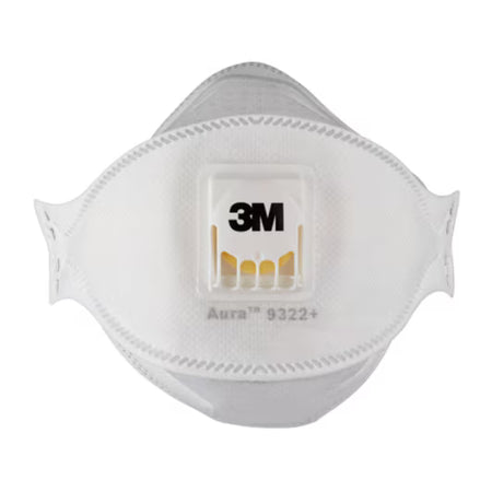 3M™ Aura™ Atemschutzmaske 9322+ Comfort Cool Flow™ Ventil, FFP2, 10 Stück/Packung
