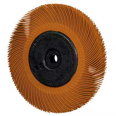 Scotch-Brite™ Radialborste, PN-RB, 80+, 152,4 mm x 11,113 mm x 25,4 mm (6 Zoll x 7/16 Zoll x 1 Zoll), Typ C, mit Adapter