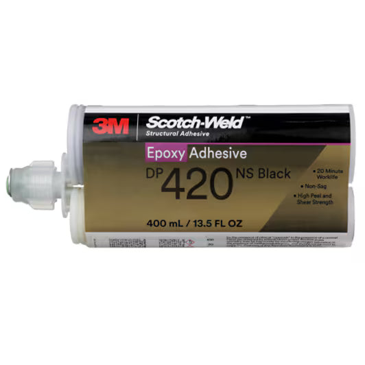 3M™ Scotch-Weld™ Konstruktionsklebstoff DP420NS, Schwarz, 400 ml Duo-Pack