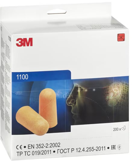 3M™ Gehörschutzstöpsel, ohne Kordel, 1100