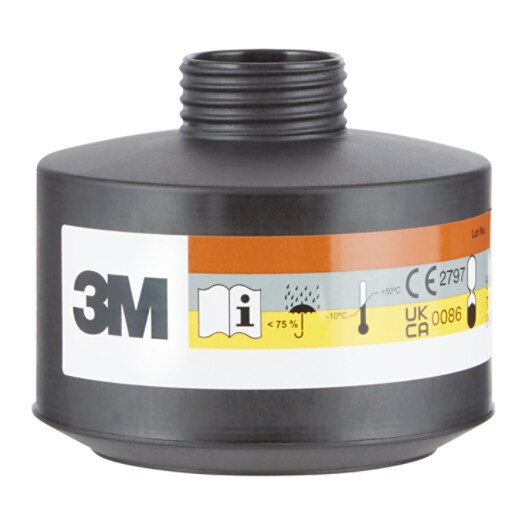 3M™ Gas-/Dampf- und Partikelfilter mit DIN-Gewinde CF22 A2B2E1P3 R D, DT-4036E