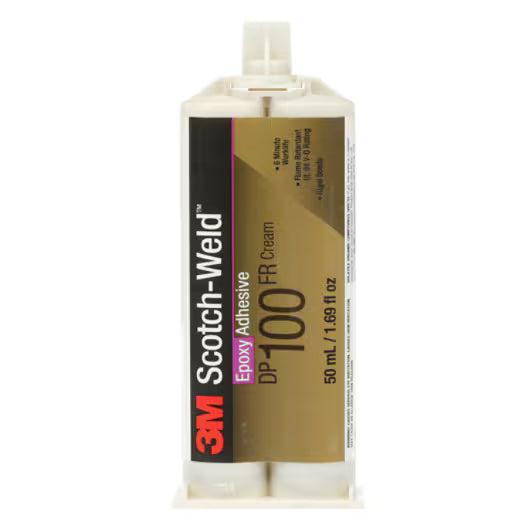 3M™ Scotch-Weld™ Konstruktionsklebstoff DP100FR, Cremeweiß, 50 ml