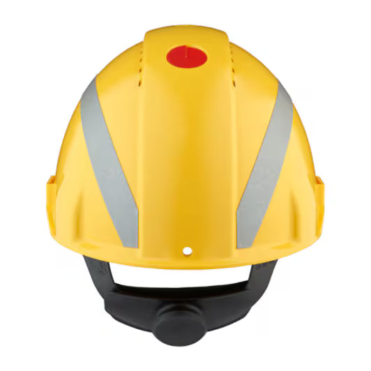3M™ Schutzhelm, Uvicator, Ratschenverstellung, belüftet, reflektierend, Kunststoff-Schweißband, gelb, G3000NUV-R-GU