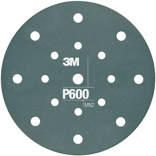 3M™ Hookit™ Flexible Schleifscheibe 270J, 150 mm, 17 Loch, P600, 34801