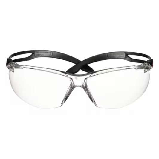 3M™ SecureFit™ 500 Schutzbrille, schwarzer Rahmen, Scotchgard™ Antibeschlag- und Kratzschutzbeschichtung (K&N), klare Scheiben, SF501SGAF-BLK-EU, 20/Karton