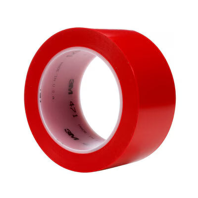 3M™ Vinyl-Klebeband 471, Rot, 50 mm x 33 m, 0.14 mm