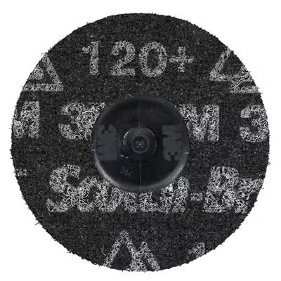 Scotch-Brite™ Roloc™ Precision Heavy Duty Surface Conditioning Disc, HD-DR, Coarse 120+, TR, 76 mm, 25/Karton, 100 Stk./VE