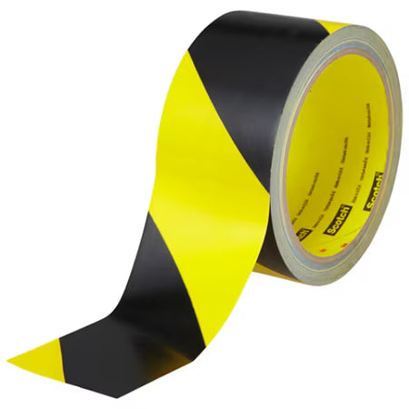 3M™ Warnmarkierungsband 5702, Schwarz/Gelb, 50 mm x 33 m, 0.14 mm