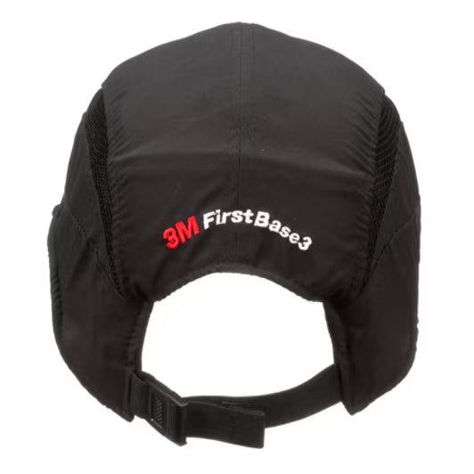 3M™ First Base™ 3 Anstoßkappe 2030608, Classic, Schwarz, Standardschirm, 70 mm, angepasst