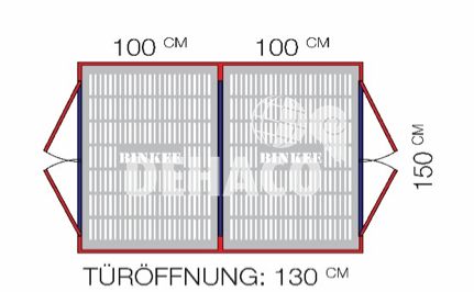 Binkee Modell L Materialschleuse 200cm
