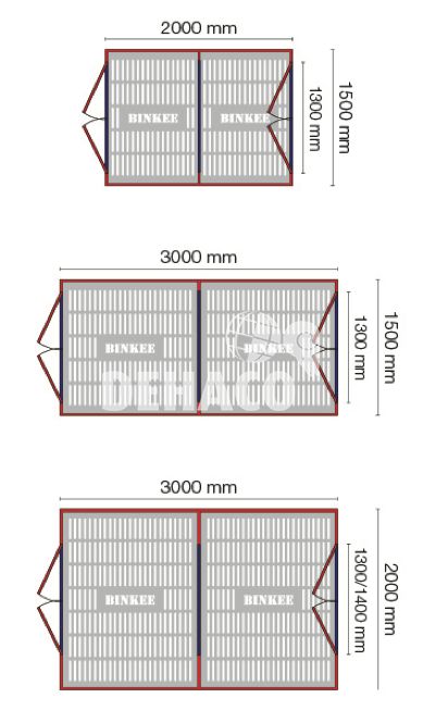 Binkee Panel Materialschleuse 150 cm